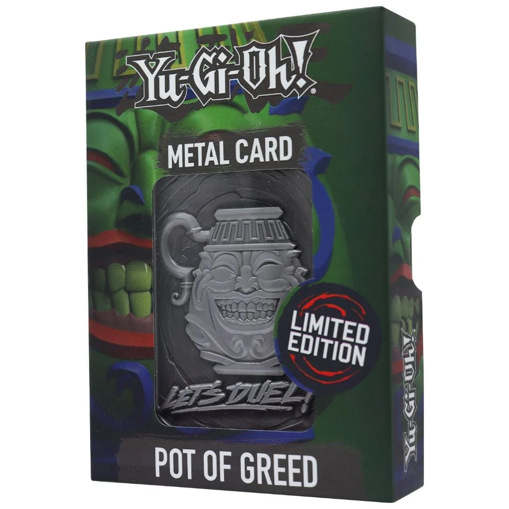 Yu-Gi-Oh! Metal Card Collectible Pot of Greed