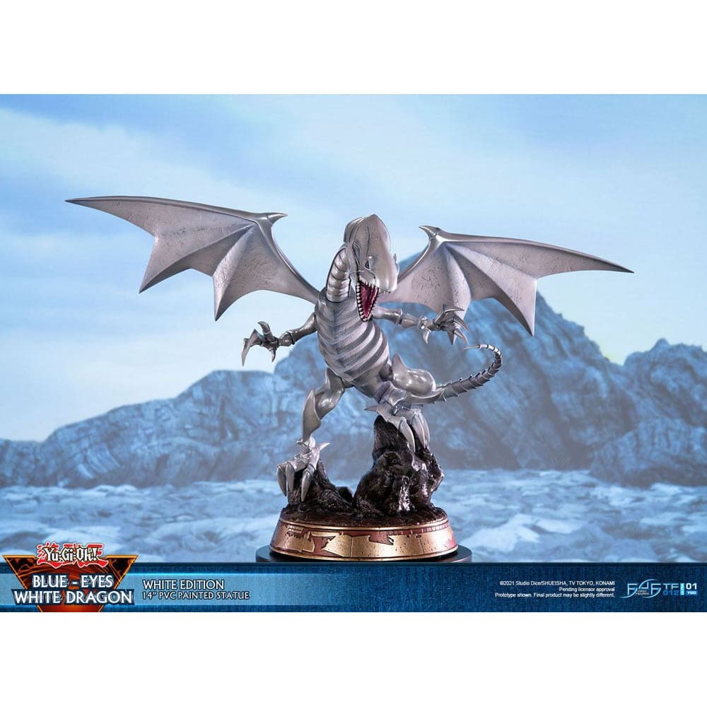 Yu-Gi-Oh! PVC Statue Blue-Eyes White Dragon White Edition 35cm