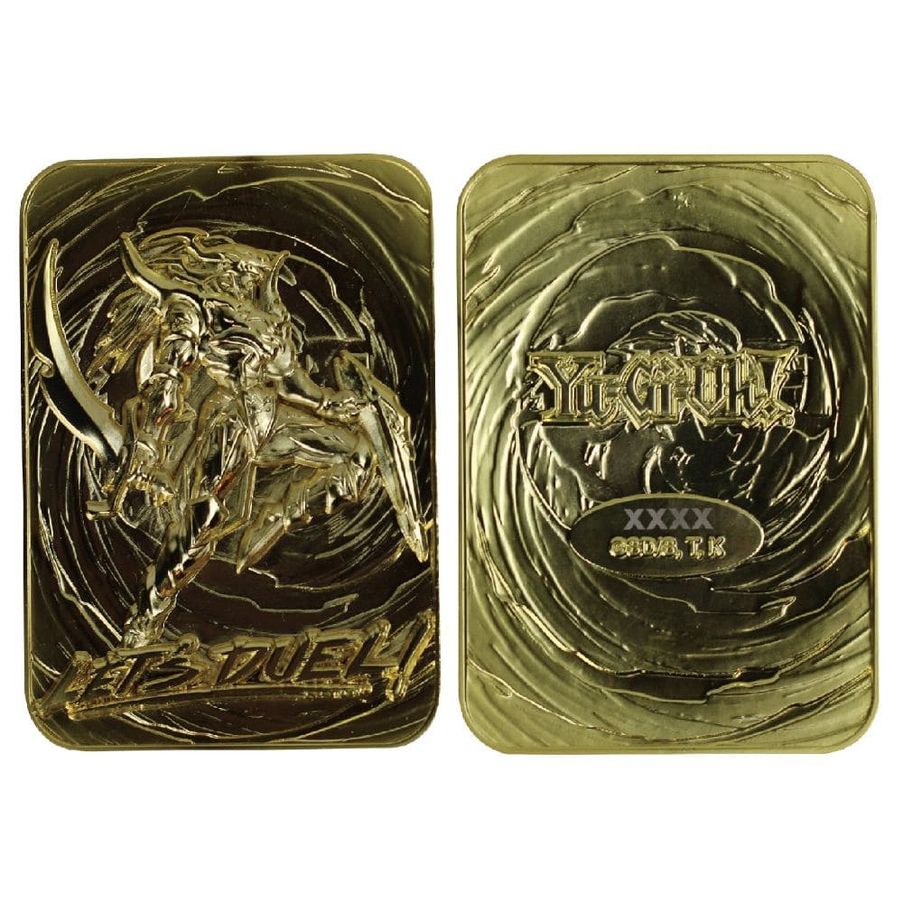 Yu-Gi-Oh! 24k Gold Plated Collectible Black Luster Soldier