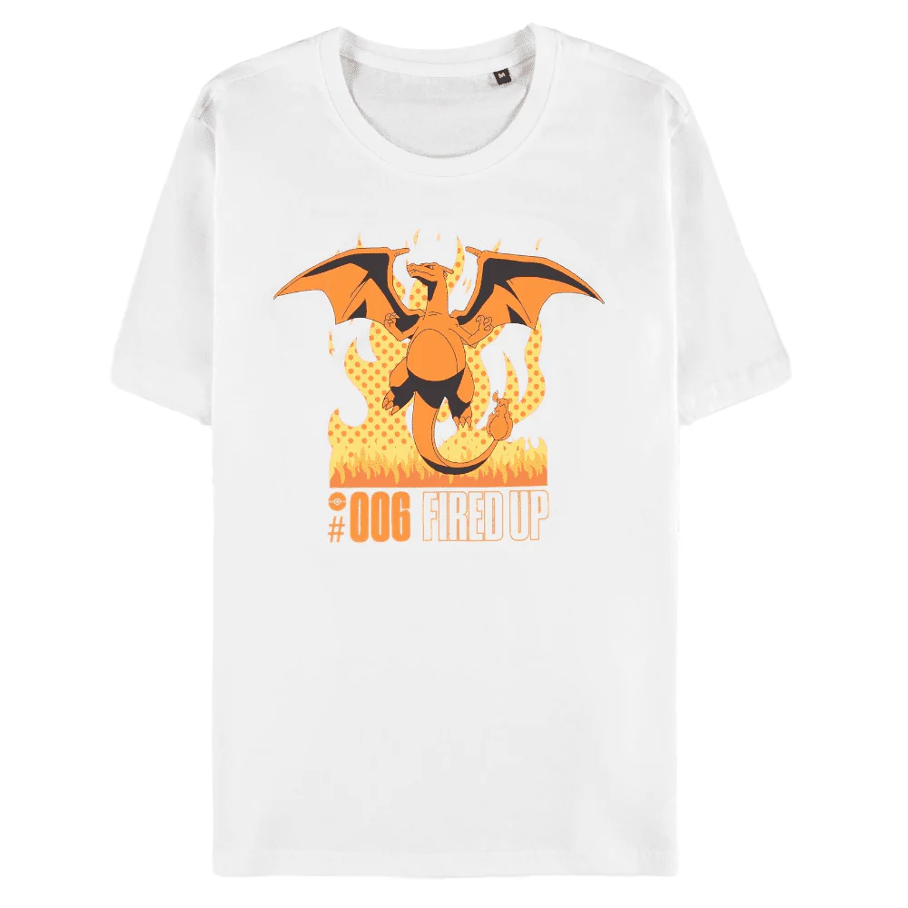 Pokémon T-Shirt Charizard White (Men´s)