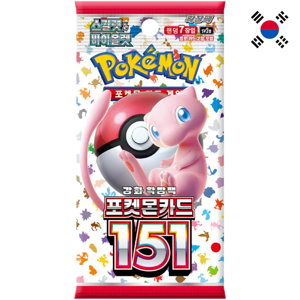 Pokemon 151 Booster Pack Korean