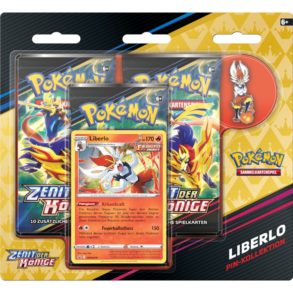 Pokemon Zenith of Kings 3er Blister Liberlo