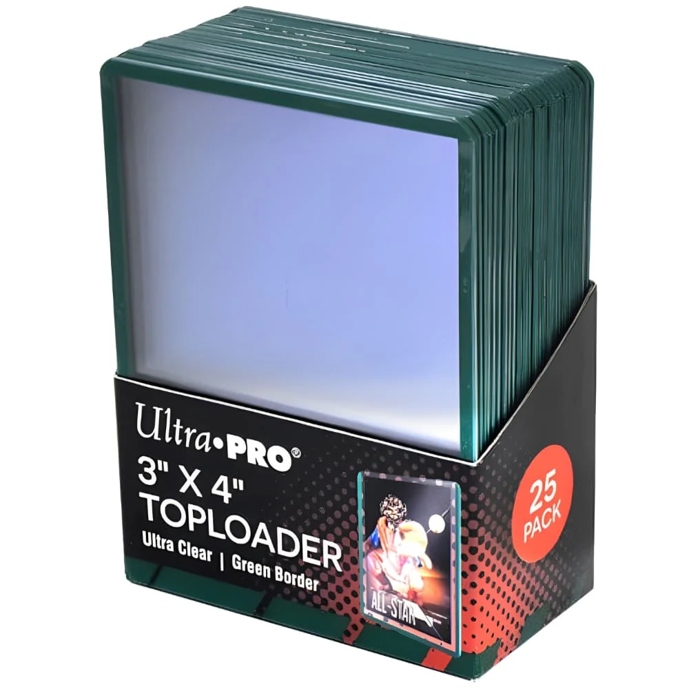 Ultra Pro Toploader Coloured Border 25 pieces