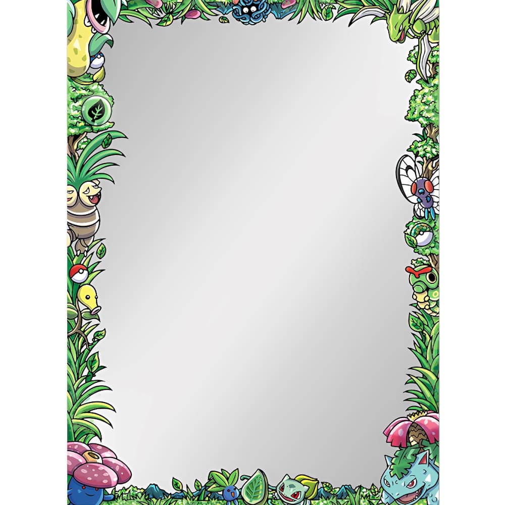 GuardUp Border Sleeves Grass Kanto 60 pieces