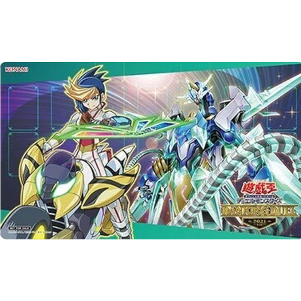 Yu-Gi-Oh! OCG Play Mat Yugo & Crystal Clear Wing Synchro Dragon