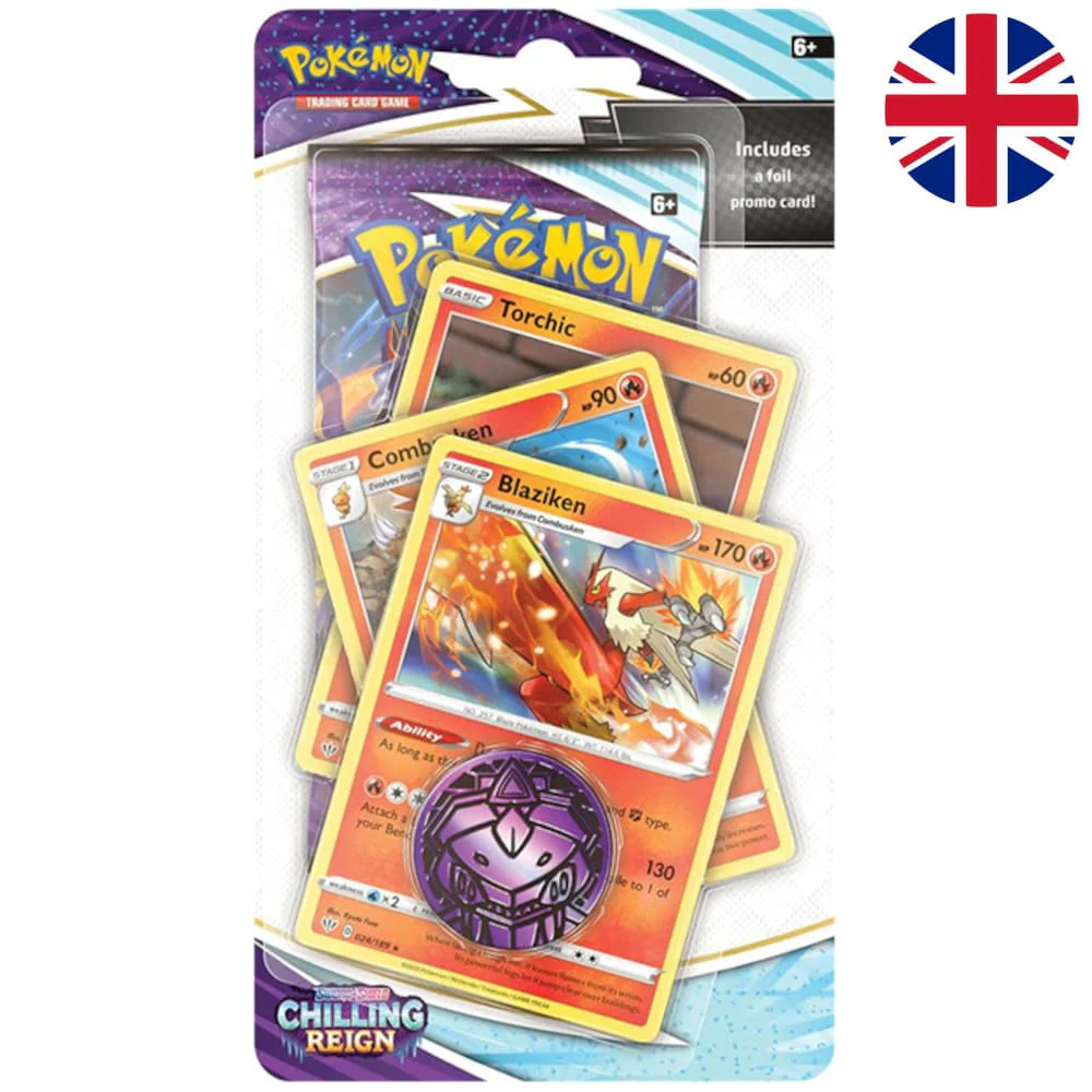 Pokemon Chilling Reign 1-Pack Premium Blister Blaziken