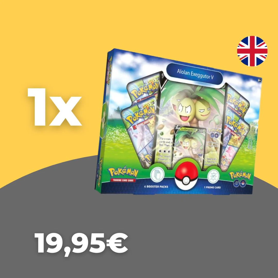 Eevee Heroes Display Korean & Pokemon GO Alolan Exeggutor V Offer Bundle