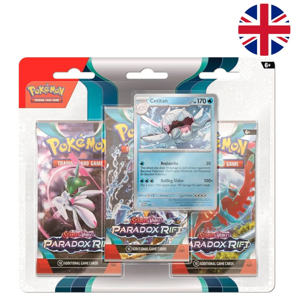 Pokemon Paradoxrift 3er Blister Cetitan