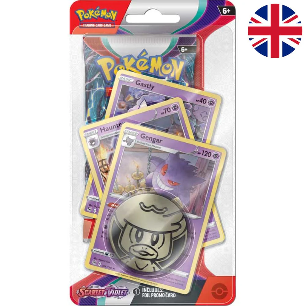 Pokemon Scarlet & Violet Premium Checklane Blister Gengar