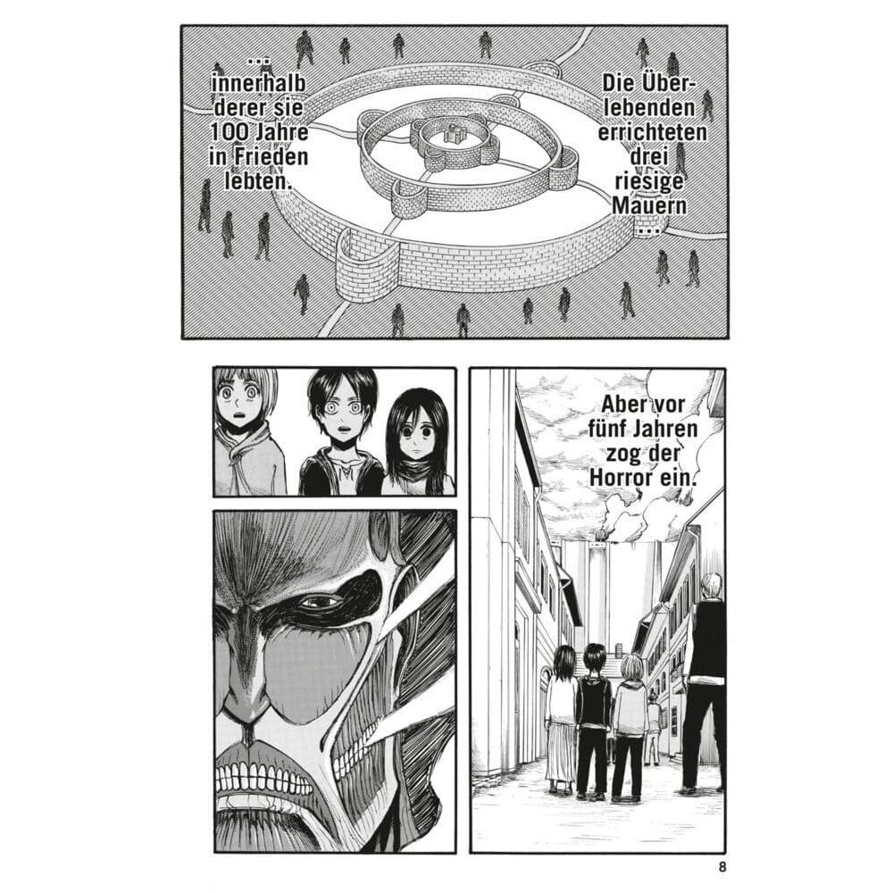 Attack on Titan Manga Band 3 German