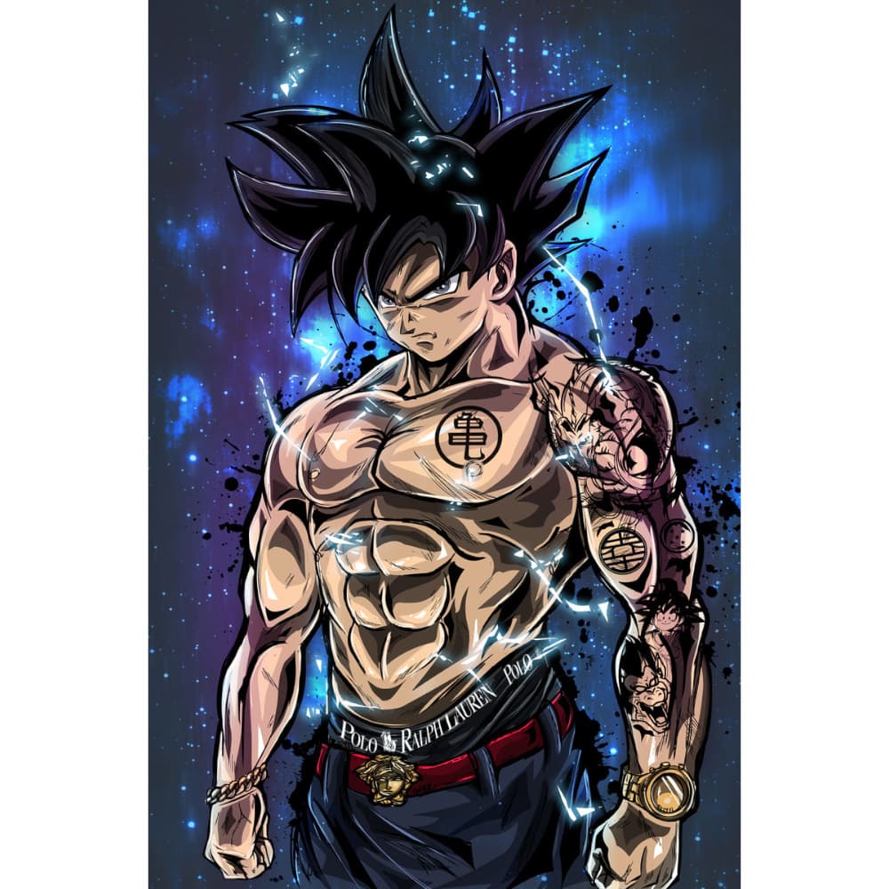 Acrylic Art Dragon Ball Saiyan Dark