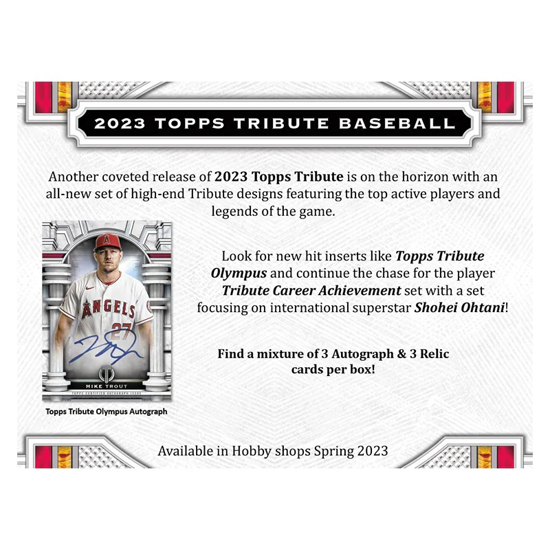 2023 Topps Tribute Baseball Hobby Box