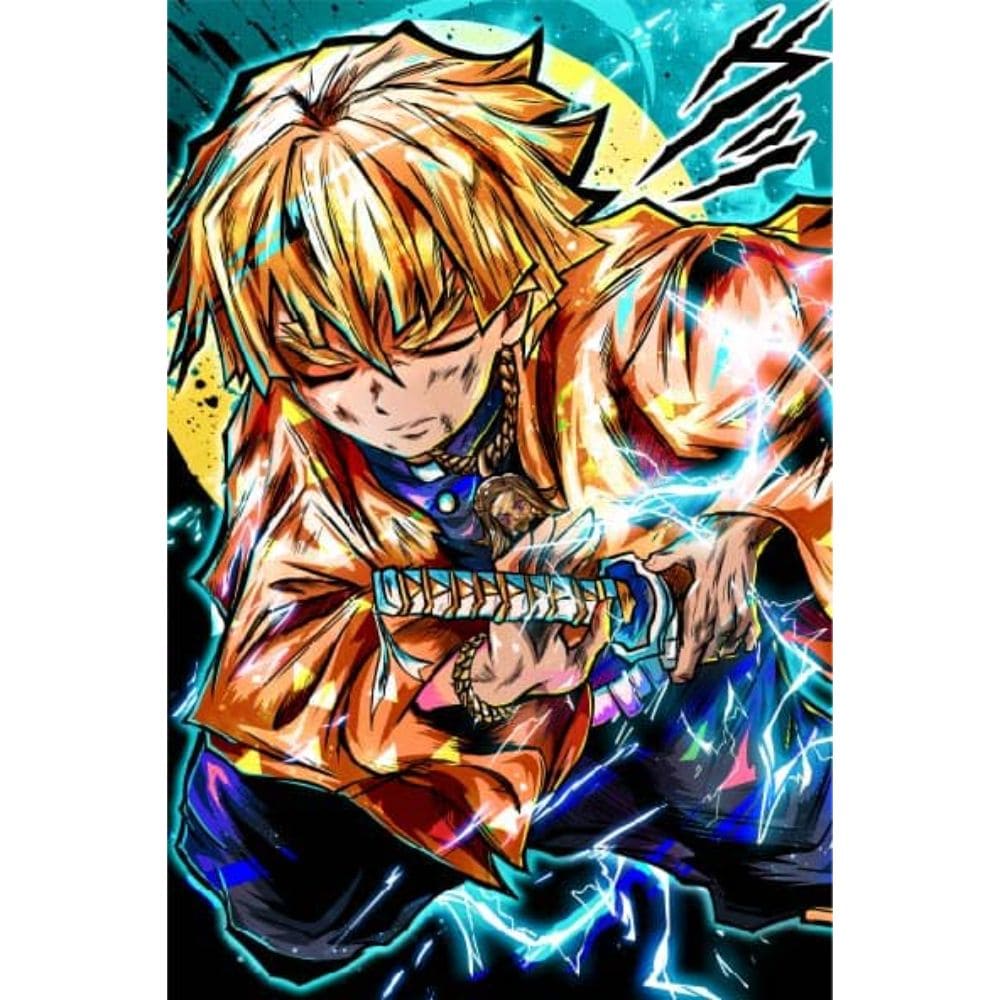 Acrylic Art Demon Slayer Thunderclap