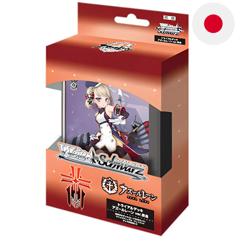 White black Azur Lane Iron Blood Trial Deck Japanese