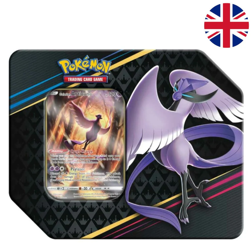 Pokemon Crown Zenith Special News Box Galarian Articuno