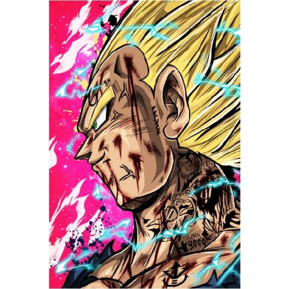 Acrylic Art Dragon Ball Maijin Vege