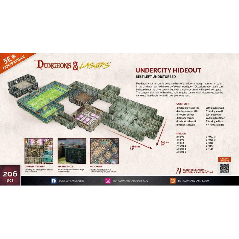 DUNGEONS & LASERS UNDERCITY HIDEOUT