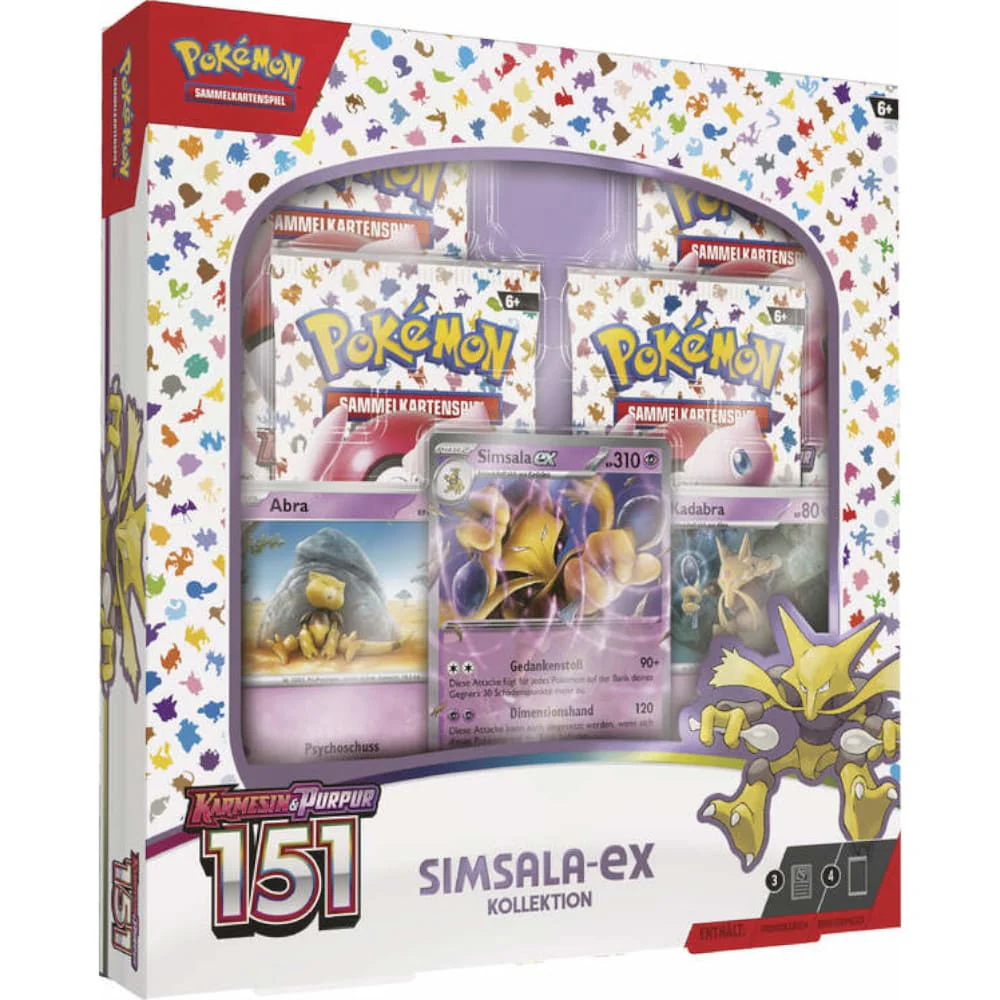 Pokemon 151 collection Simsala EX