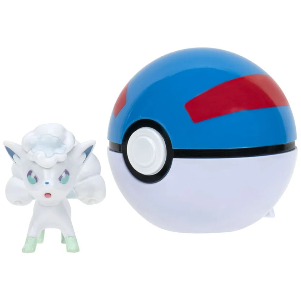 Pokemon Clip'n'Go Poké Ball Alola-Vulpix & Pokeball