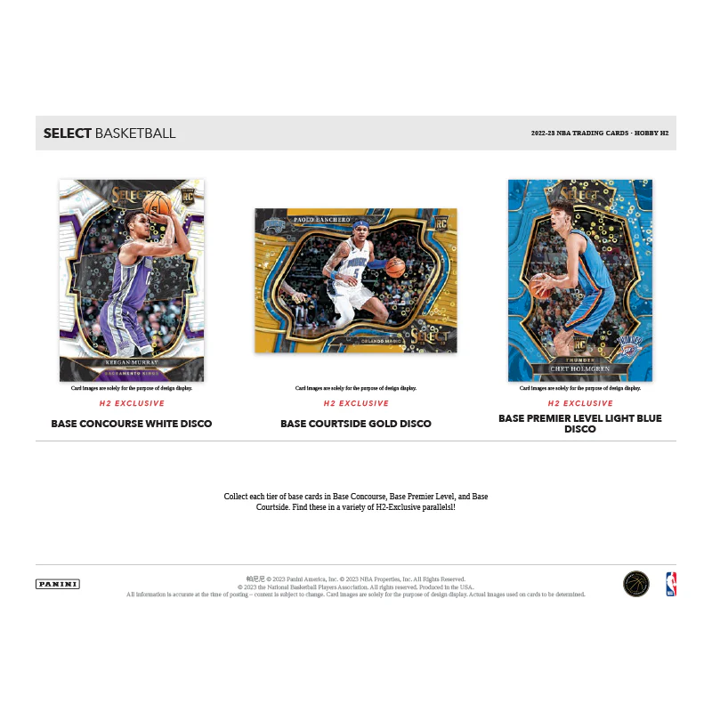 2022/23 Panini Select Basketball H2 Hybrid Box