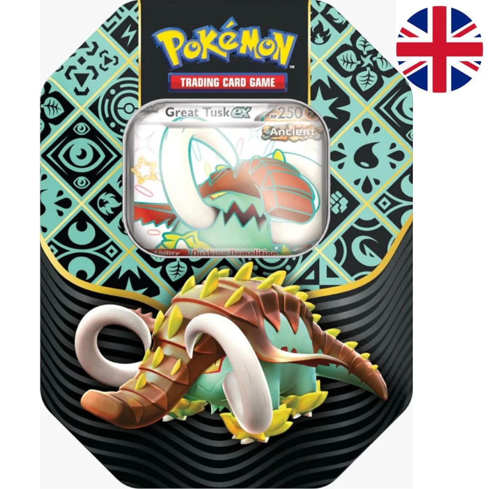 Pokemon Paldean Fates News Box Great Tusk EX
