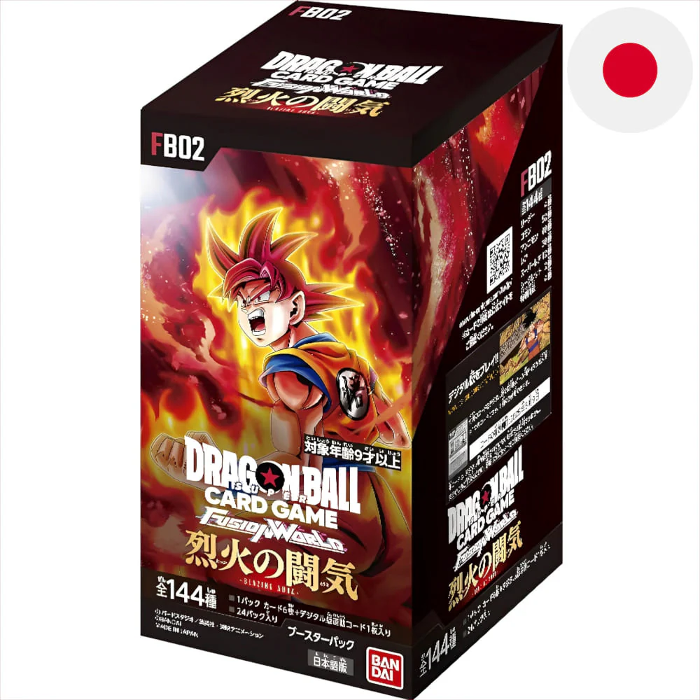 Dragon Ball Super Fusion World Blazing Aura 24 display Japanese