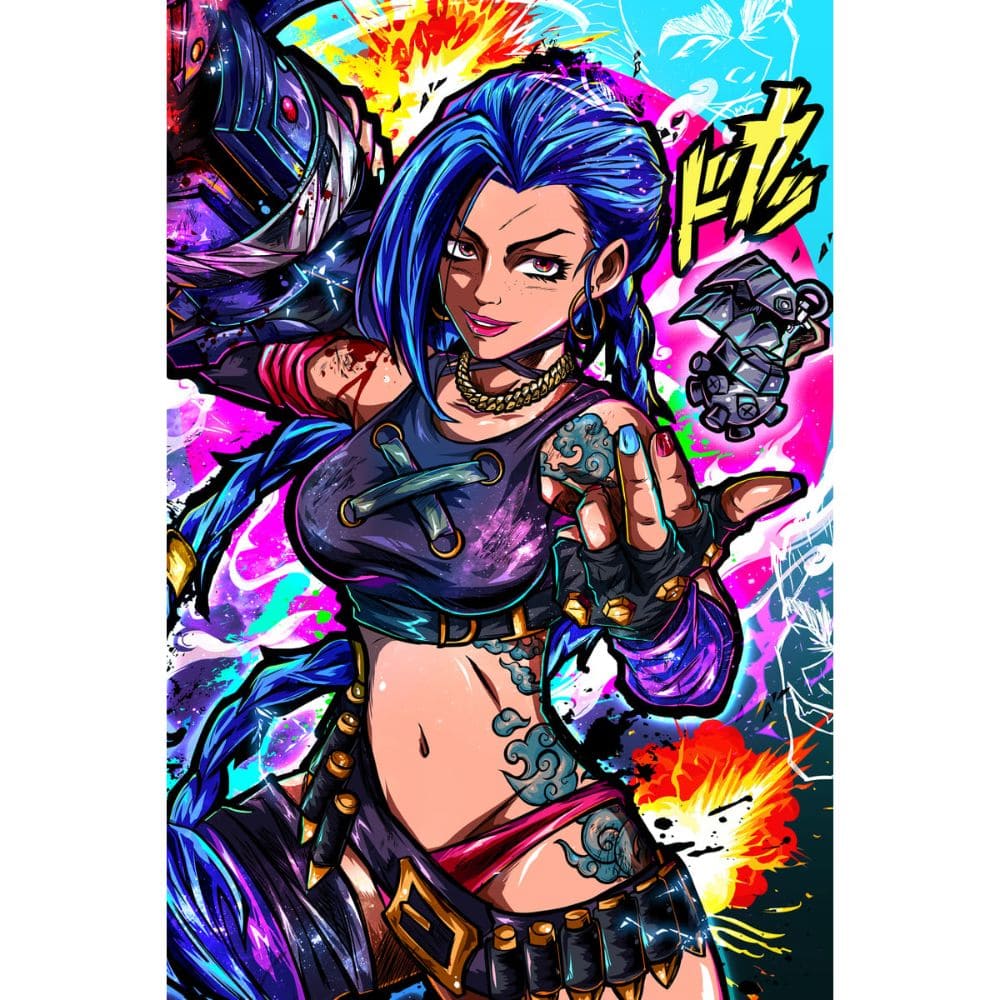 Acrylic Art League of Legends Cannon Power