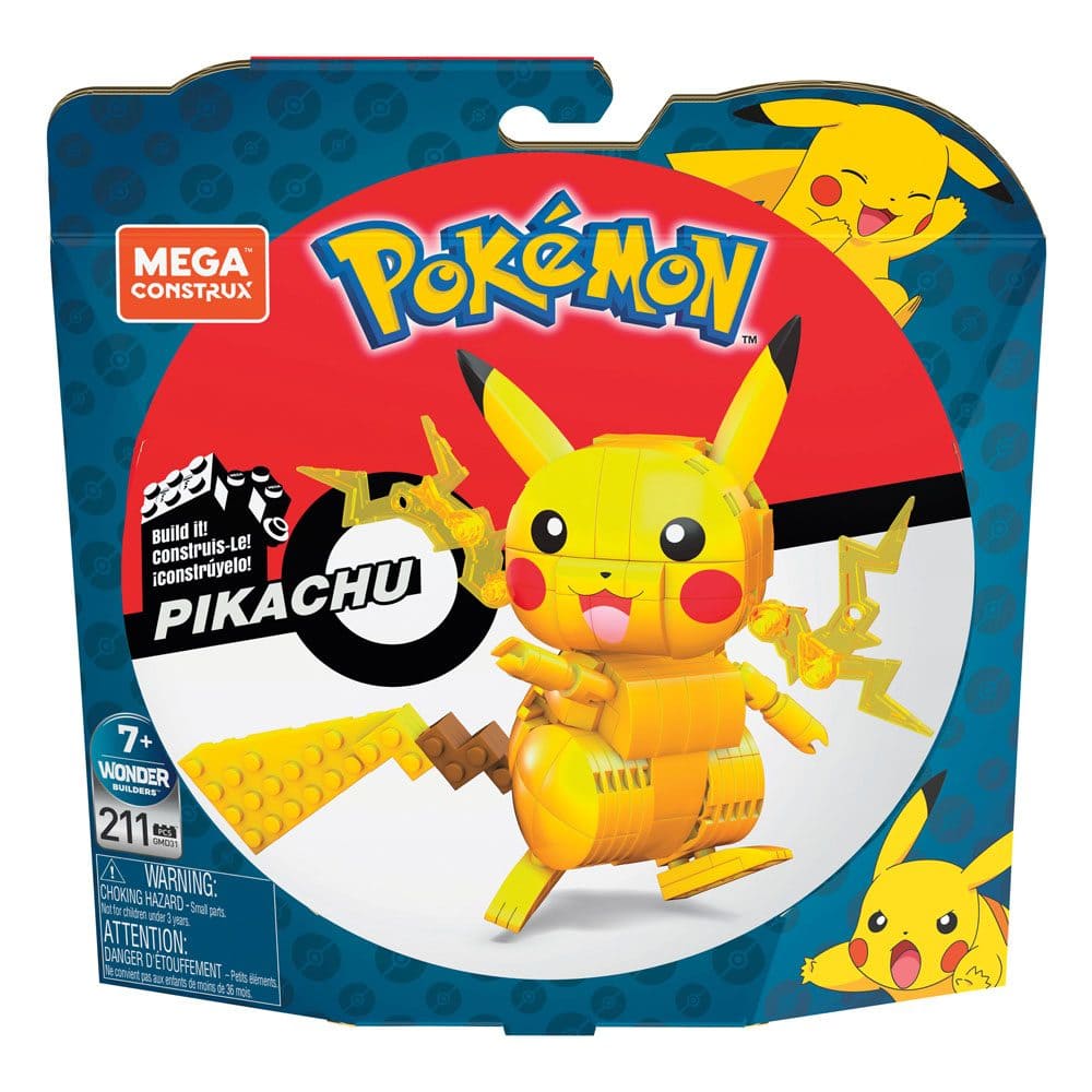 Pokemon Mega Construx Bauset Pikachu 10cm