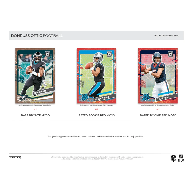 2023 Panini Donruss Optic Football H2 Hybrid 20 Box Case
