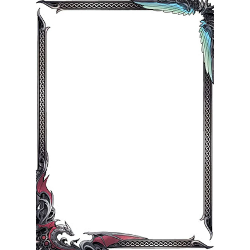 Mana Moon Border Sleeves Wyrmaiden 70 pieces