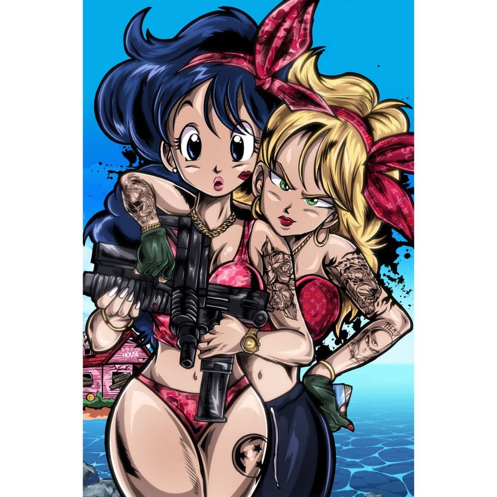 Acrylic Art Dragon Ball Sneeze Ladies