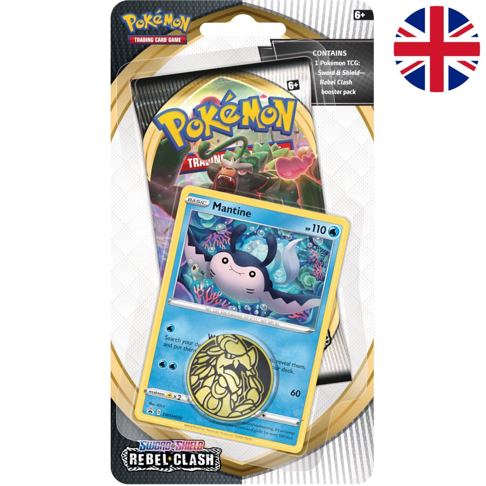 Pokemon Rebel Clash 1-Pack Blister Mantine