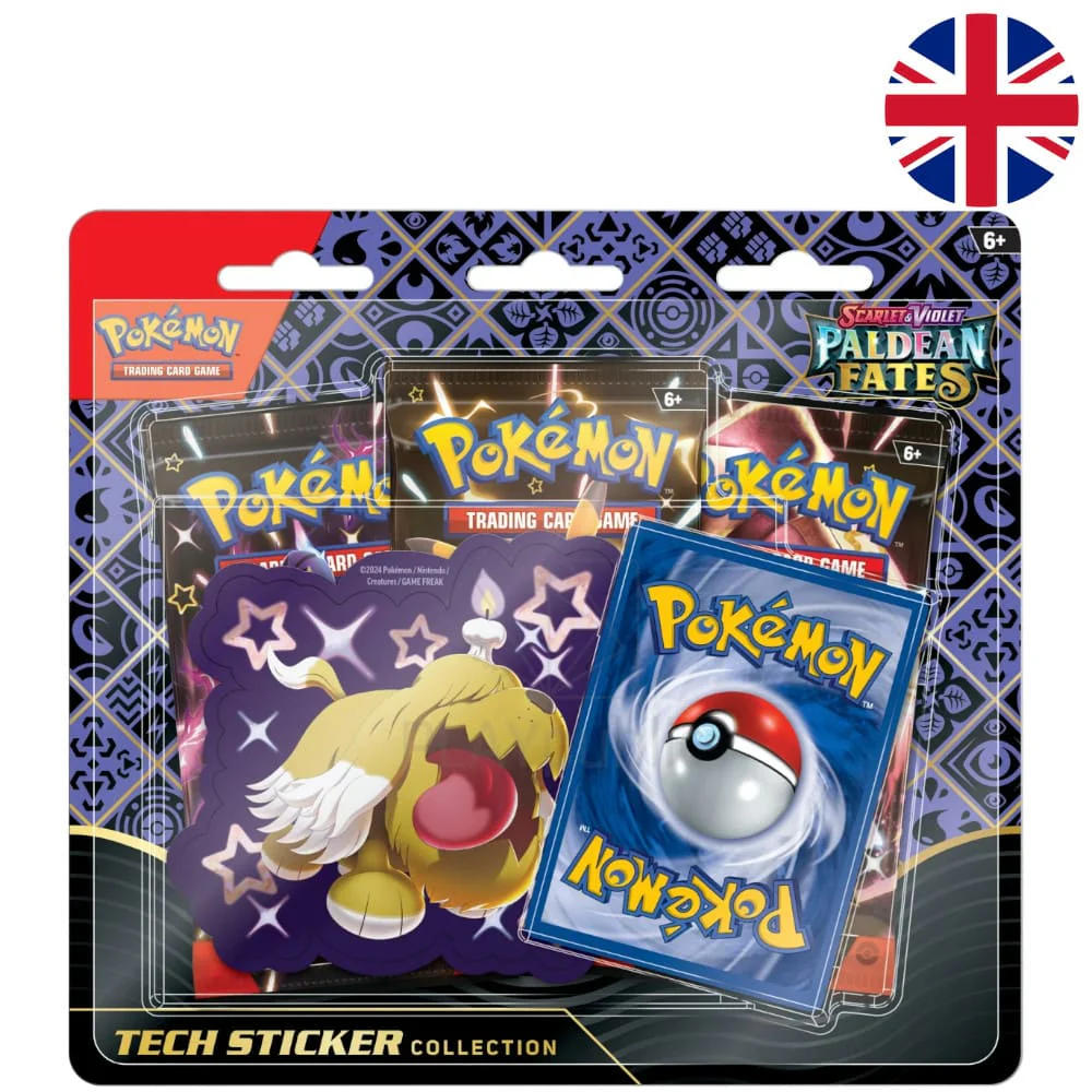Pokemon Paldean Fates Tech Sticker Collection Greavard