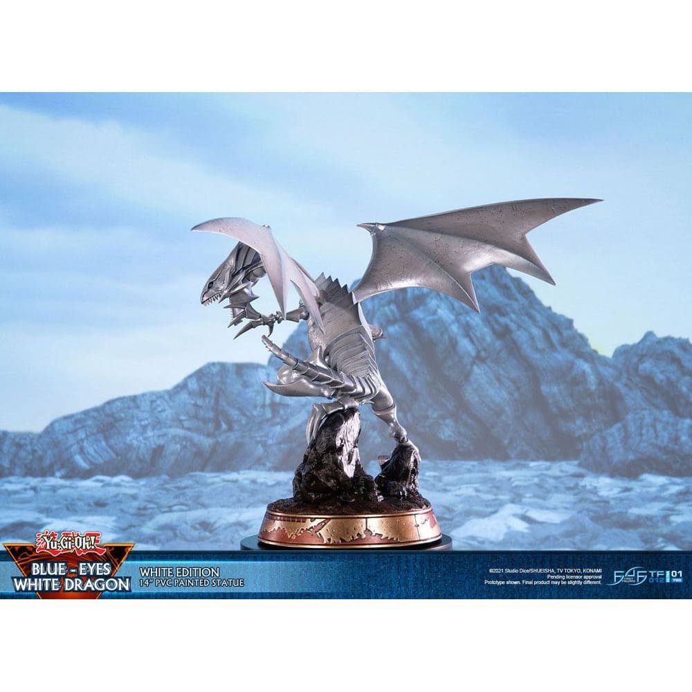 Yu-Gi-Oh! PVC Statue Blue-Eyes White Dragon White Edition 35cm