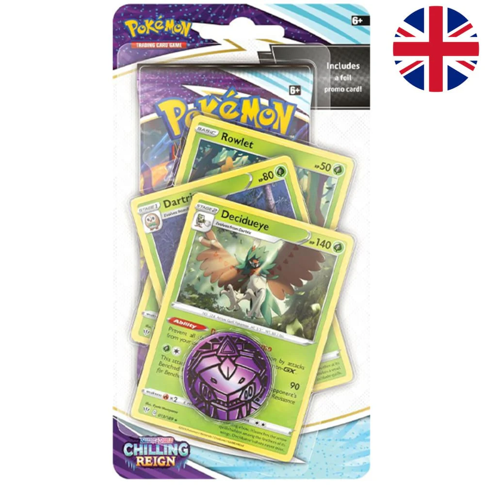 Pokemon Chilling Reign 1-Pack Premium Blister Decidueye