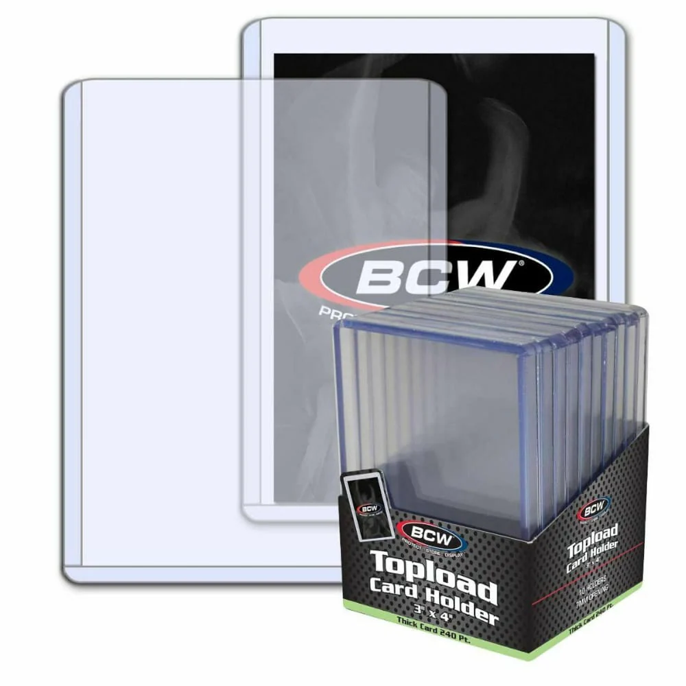 BCW Top loader 3x4