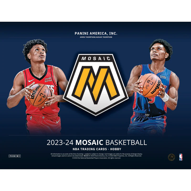 2023/24 Panini Mosaic Basketball Hobby 12 Box Case