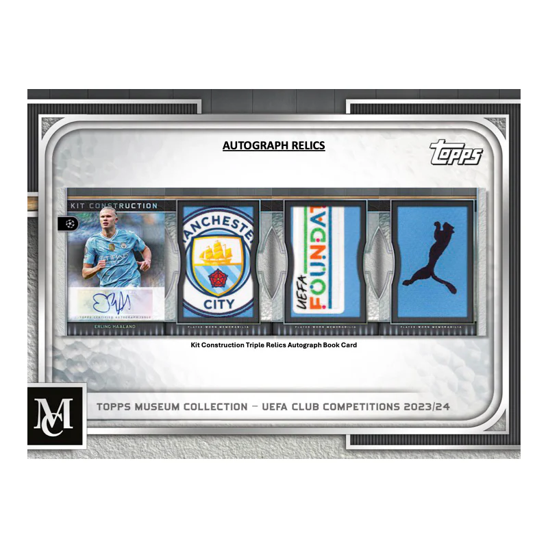 2023/24 Topps Museum Collection UEFA Champions League Soccer Hobby 12 Box Case