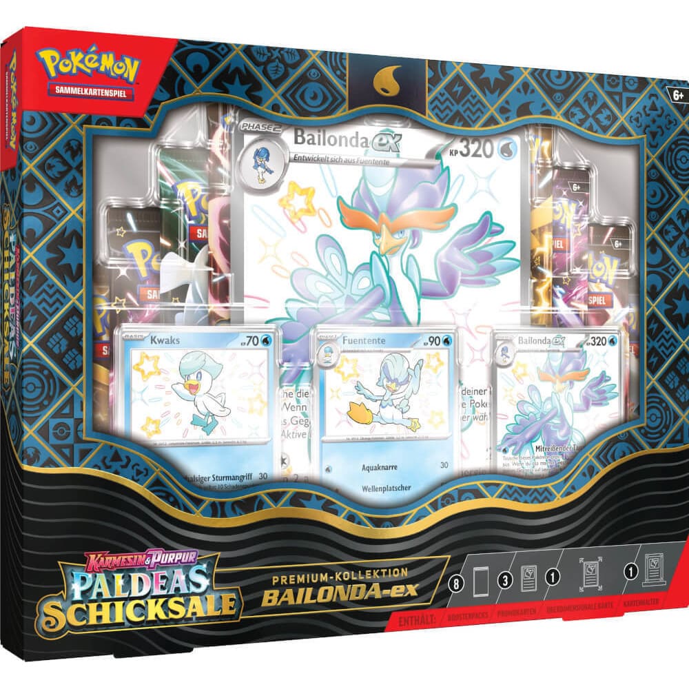 Pokemon Paldeas Schicksale Premium Collection Bailonda ex