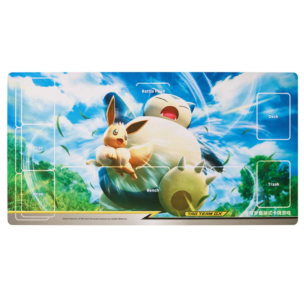 Pokemon Playmat Shine Together Relaxo & Evoli