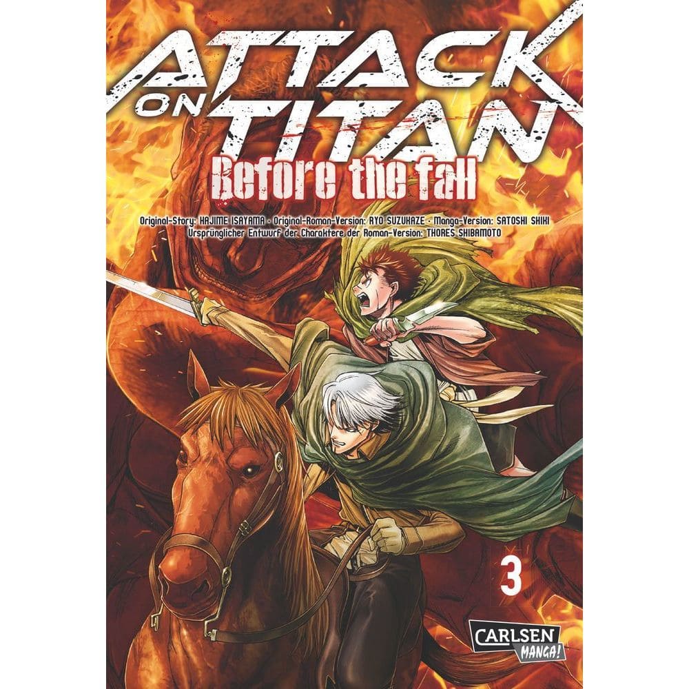 Attack on Titan Manga Before the Fall - Band 3 German