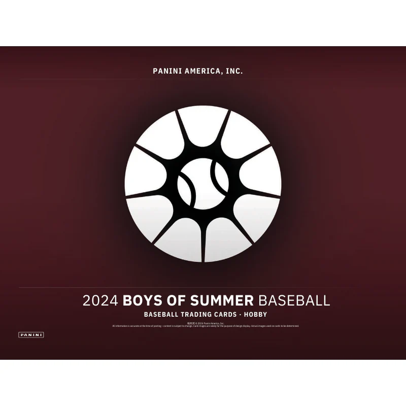 2024 Panini Boys of Summer Baseball Hobby 8 Box Case