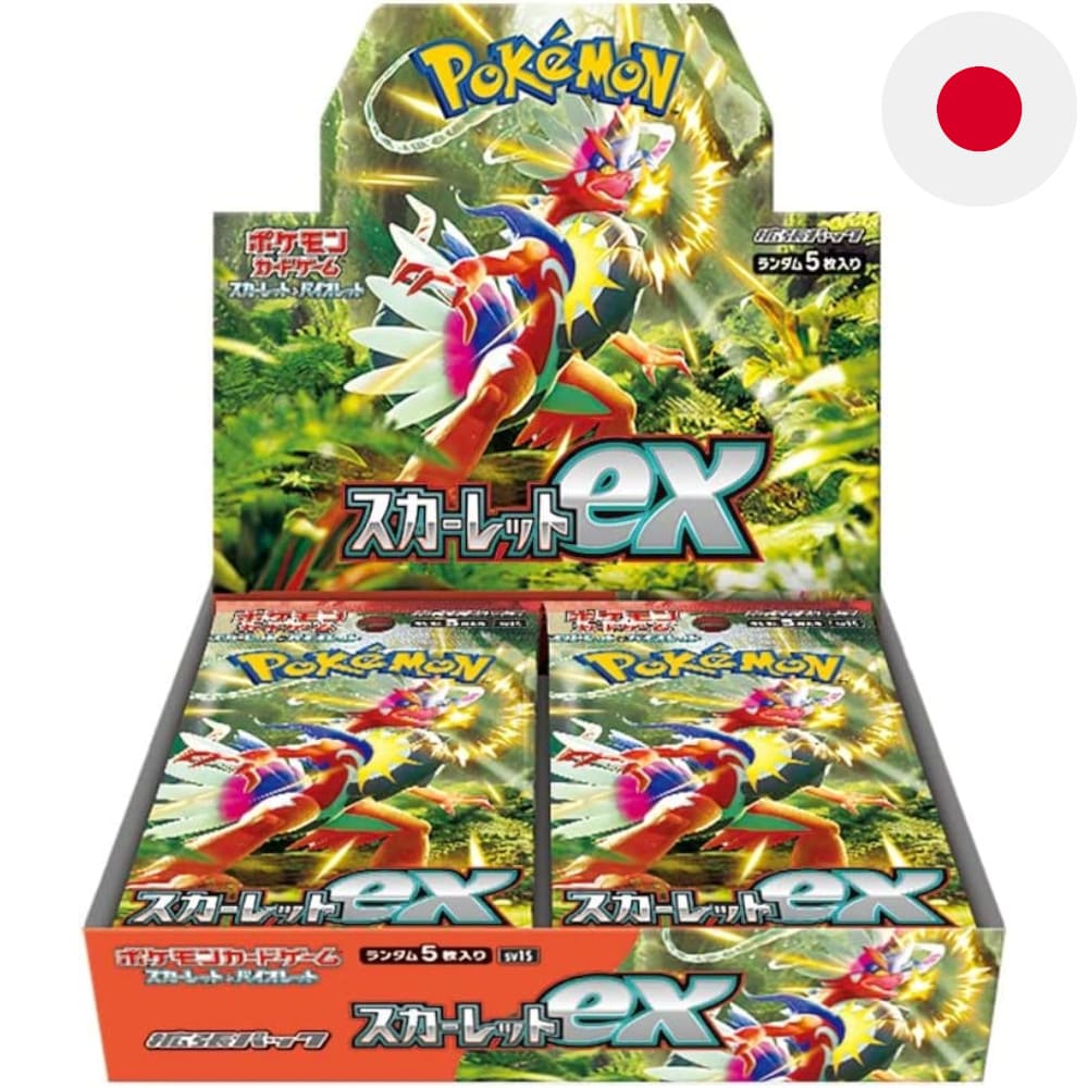 Pokemon Scarlet EX 30 display Japanese