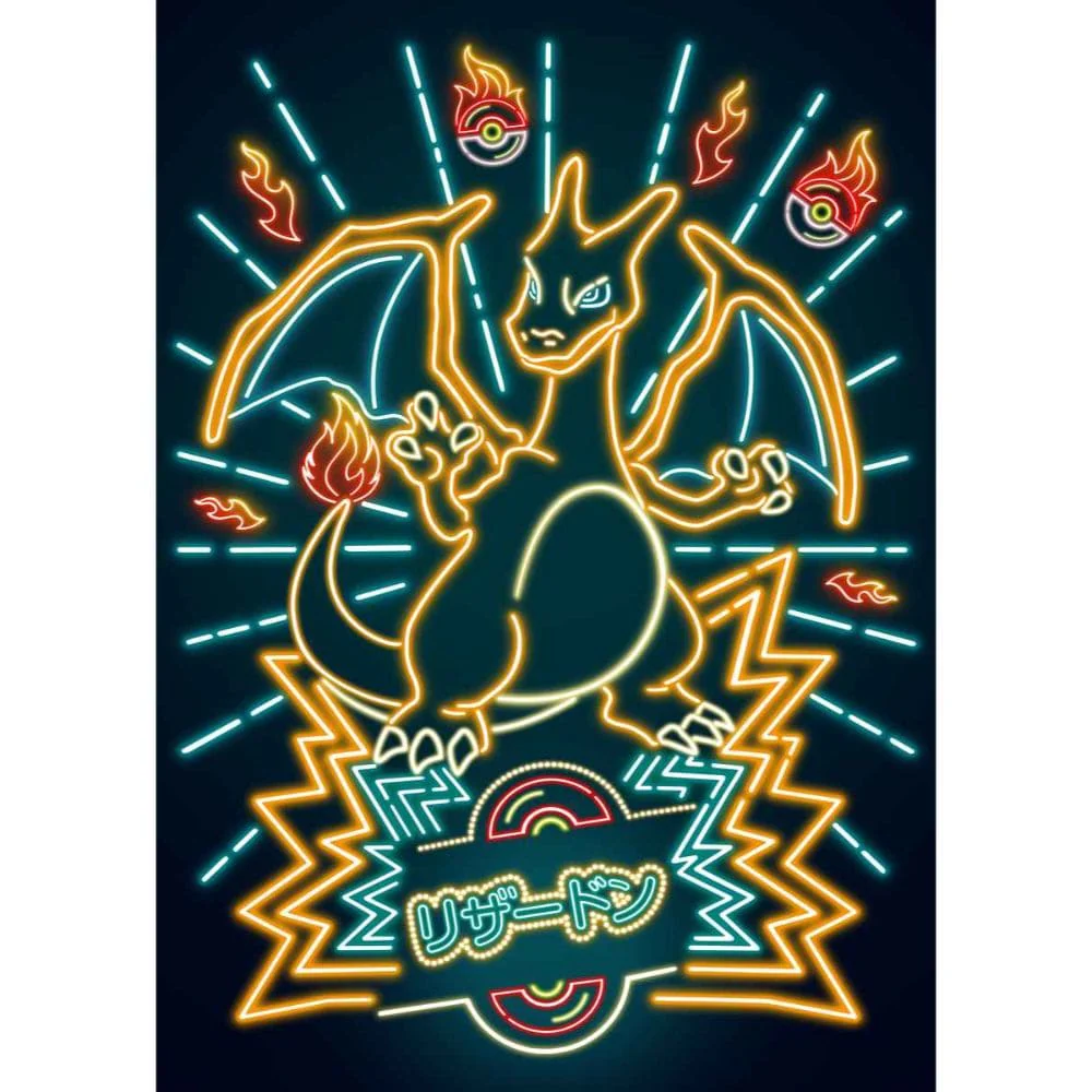 Acrylic Art Pokemon Chari NEON