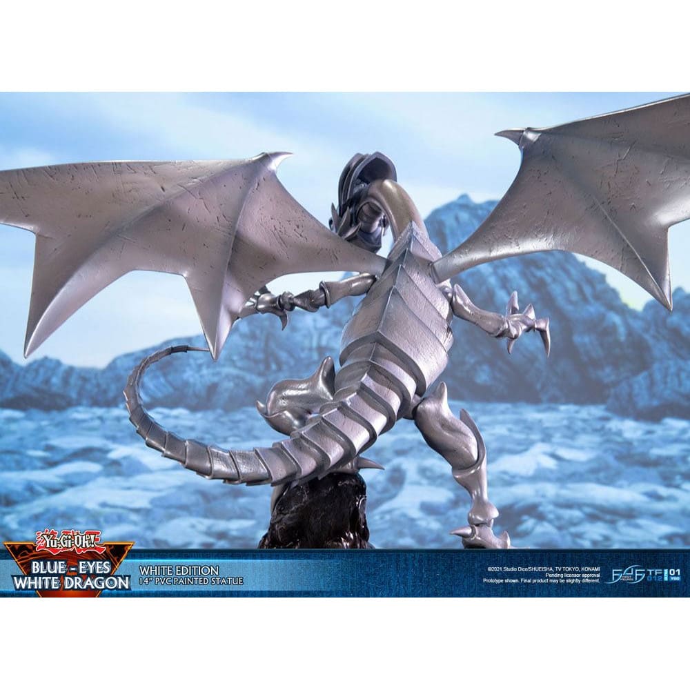 Yu-Gi-Oh! PVC Statue Blue-Eyes White Dragon White Edition 35cm