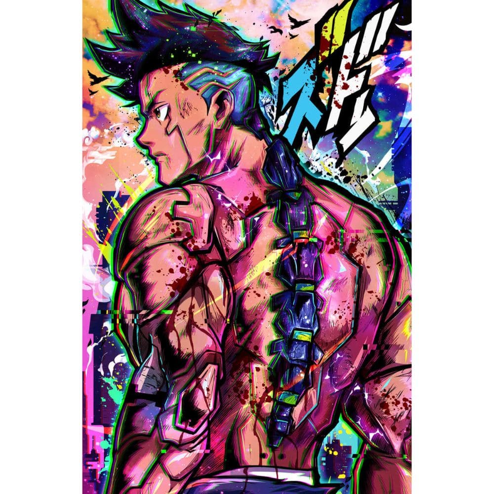 Acrylic Art Cyberpunk Cybernetic Society