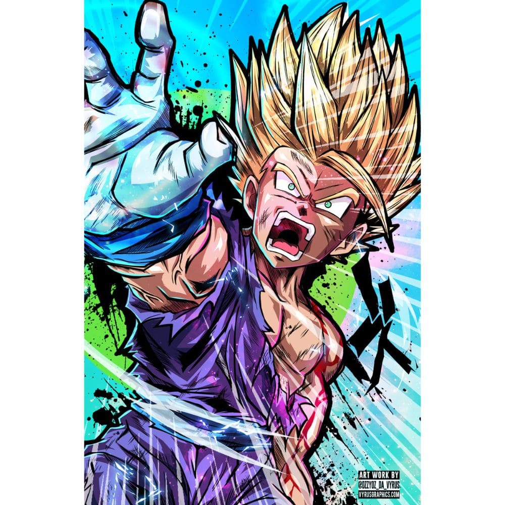 Acrylic Art Dragon Ball Gohan SS2