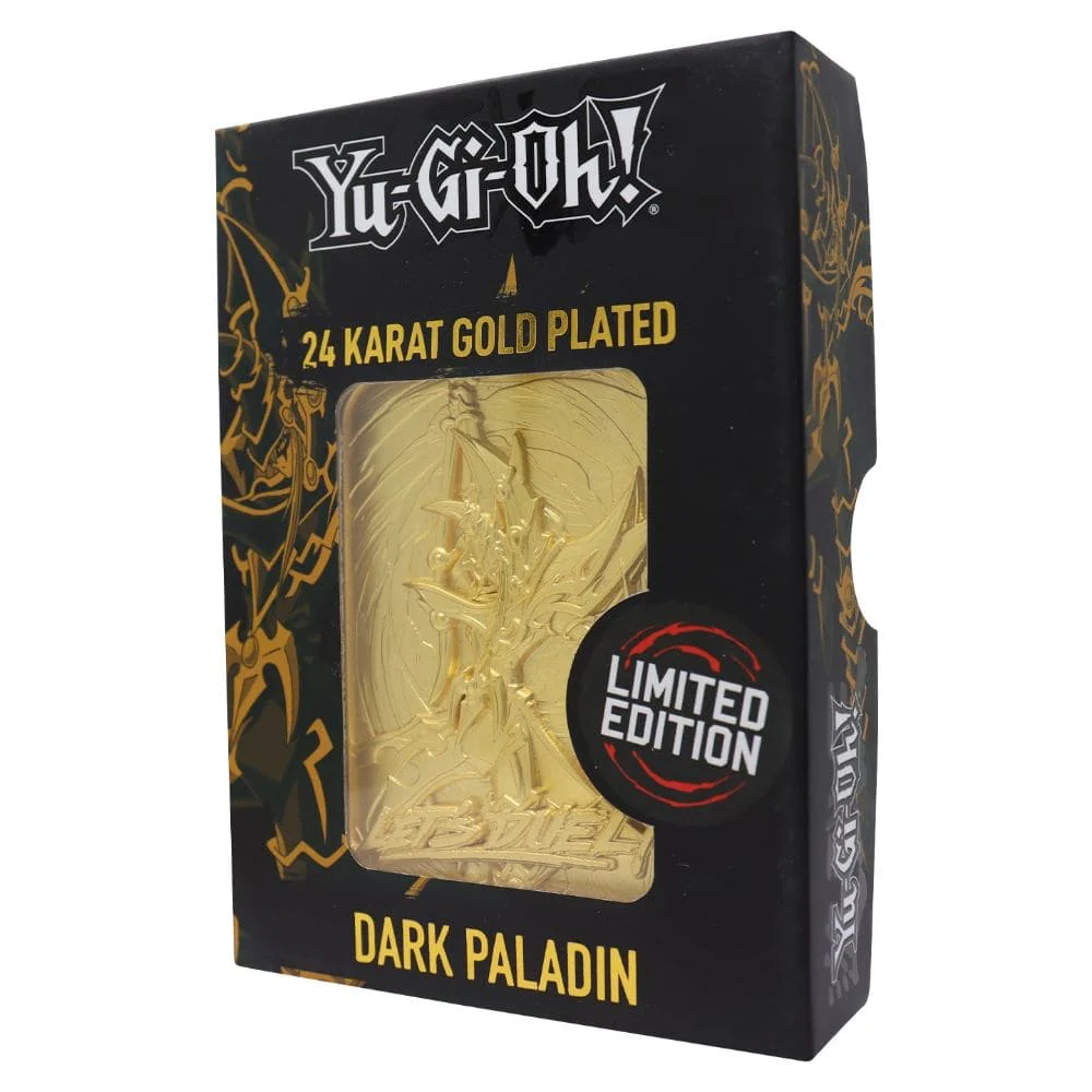 Yu-Gi-Oh! 24k Gold Plated Collectible Dark Paladin