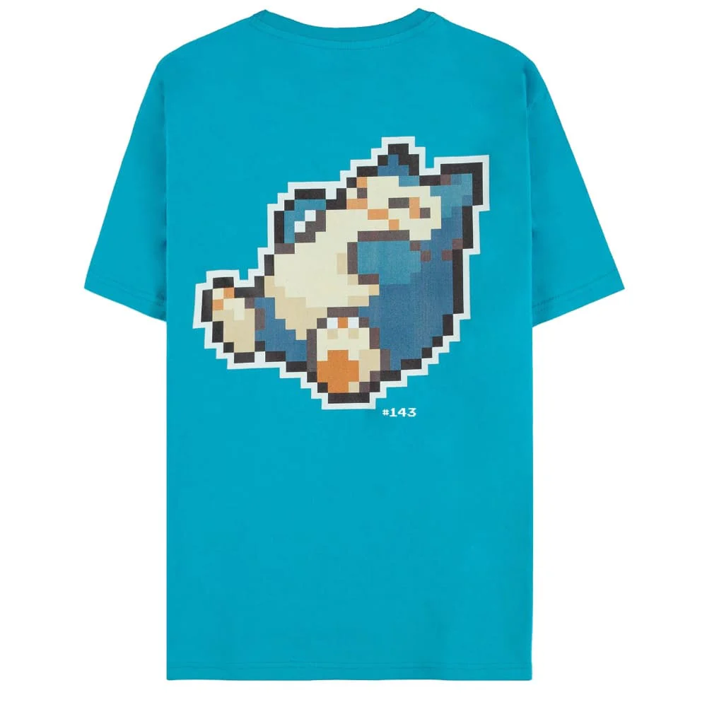 Pokémon T-Shirt Snorlax Pixel (Men)
