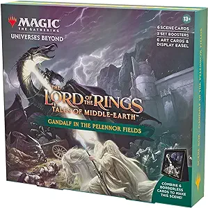 GANDALF IN THE PELENNOR FIELDS DISPLAY BOX MTG